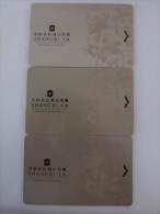 China Hotel Key  Card,Shangri-La Hotels&Resorts(three Different Backside) - Non Classés