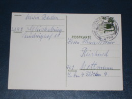 Germany Deutschland Bund Ganzsache Postal Stationery 1975 Unfallverhütung 40 Pf.2392 Glücksburg  Ostsee Heilbad - Postkarten - Gebraucht