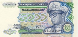 BILLET # ZAIRE # 1988 # 5000 ZAIRES  # PICK 36 #  NEUF # - Zaire