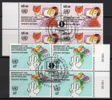 Nations Unies (Vienne) - 1992 - Yvert N° 147 & 148 - Usados