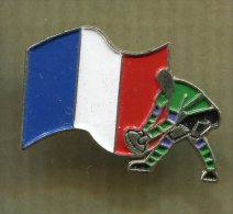 Pin´s Pins - Rubgy - France Drapeau - Rugby