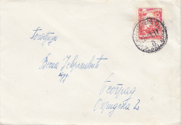 CVR WITH RAILWAY CANCEL 201 ZVORNIK-BEOGRAD - Lettres & Documents