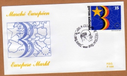 Enveloppe FDC Marché Européen - 1992