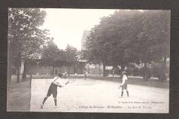 CPA 44 COLLEGE DE GARCONS ST. NAZAIRE LE JEU DE TENNIS SPORT H TOURTE  & M PETITIN EDITOURS LEVALLOIS PARIS - Saint Nazaire