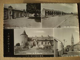 Forchies La Marche : écoles Communales Des Trieux, Cité Des Bonniers, Château De La Marche, église De La St Vierge - Fontaine-l'Evêque