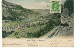 Brunigbahn Bei Lungern Edit Brennenstuhl Meyringen 144 Cachet Marchisy 1909 - Lungern