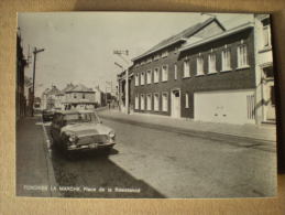 Forchies La Marche, Place De La Résistance + Vieille Voiture - Fontaine-l'Eveque