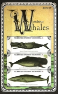 Micronesie Micronesia 2011 N° 1879 / 81 ** Faune Marine, Baleine à Bosses, Dessins, Cachalot, Rorqual Boréal, Poissons - Micronesia