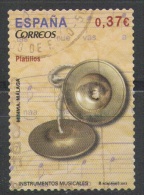ESPAÑA. SELLO USADO NUMERO 4784. SERIE INSTRUMENTOS MUSICALES 2013. PLATILLOS - Used Stamps