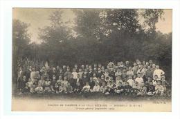 MONTSOULT - VAL D´OISE - COLONIE DE VACANCES A LA VILLA BETHANIE - GROUPE GENERAL - SEPTEMBRE 1907 - Montsoult