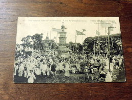 Carte Postale Ancienne : MAURITIUS : Fête Indienne GHOON , Etablissement Bon Air - Maurice
