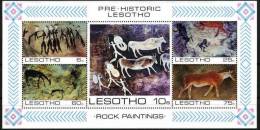 LESOTHO PREHISTOIRE Rupestres, Rock Painting (YVERT BF 17) MNH  ** Neuf Sans Charniere - Prehistoria