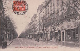 PARIS La Rue Des Pyrénées Prise De La Rue Orfila (1911) - Distrito: 20