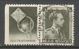 Belgique - N223 - PU 105 Ou 113 Ou 120 Telefunken - Obl. PATURAGES - Altri & Non Classificati