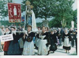 REF EX : Photo Réelle Originale CHATEAUNEUF DU FAOU Vers 1990/95 Pardon De Notre Dame Des Portes Format 17,5 X 12,5 Cm - Châteauneuf-du-Faou