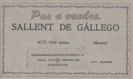 Delcampe - Sallent De Gallego -*** MAGNIFIQUES CARTES NEUVES ***  Ed. Ets Dalmau Oliveres N°11 - - Huesca
