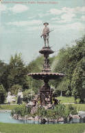 C1900 HALIFAX SOLDIER'S FOUNTAIN IN PUBLIC GARDENS - Halifax