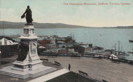 C1900 QUEBEC THE CHAMPLAIN MEMORIAL DUFFERIN TERRACE - Québec – Les Portes