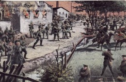 Kosakenangriff Wird Vor WARSCHAU Zurückgeschlagen-WARSZAWA (Polen-Polska-Poland-Pologne) Krieg-Militaire-VOIR 2 SCANS - - Poland