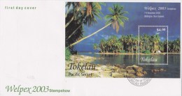 Tokelau 2004 Pacific Secre - Welpex Stamp Show, Wellington, NZ MS FDC - Tokelau