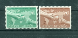 Nations Unies Vienne 1983 - Y & T N. 32/33 - Programme Alimentaire Mondial - Ungebraucht