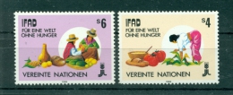 Nations Unies Vienne 1988 - Y & T N. 79/80 - FIDA Pour Un Monde Sans Faim - Ungebraucht