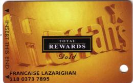 USA CLE HOTEL KEY HARRAH'S TOTAL REWARDS - Chiavi Di Alberghi