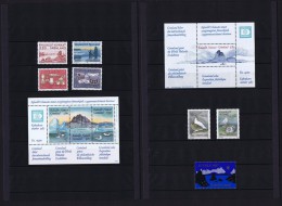 1987 Issues In Greenland Post Folder  Complete, All MNH - Ongebruikt