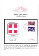 Suisse _ Enveloppe D'exposition Uruguay/Suisse _ Document Très Rare Numéroté 250 - Briefe U. Dokumente