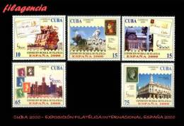 AMERICA. CUBA MINT. 2000 EXPOSICIÓN FILATÉLICA ESPAÑA 2000. SELLO EN SELLO - Nuevos