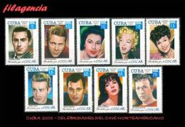 AMERICA. CUBA MINT. 2001 OLVIDADOS POR EL OSCAR, ESTRELLAS DEL CINE - Neufs