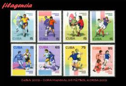 AMERICA. CUBA MINT. 2002 COPA MUNDIAL DE FÚTBOL KOREA 2002 - Ungebraucht