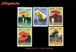 AMERICA. CUBA MINT. 2002 FLORA. SETAS - Ungebraucht