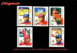 AMERICA. CUBA MINT. 2002 XV COPA INTERCONTINENTAL DE BÉISBOL - Nuevos