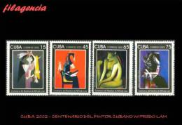 AMERICA. CUBA MINT. 2002 CENTENARIO DEL PINTOR CUBANO WIFREDO LAM - Unused Stamps