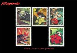 AMERICA. CUBA MINT. 2003 FLORA & FAUNA CUBANAS - Neufs