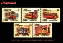 AMERICA. CUBA MINT. 2004 TRANVÍAS DE CUBA - Unused Stamps