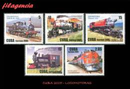 AMERICA. CUBA MINT. 2005 HISTORIA DEL FERROCARRIL. LOCOMOTORAS - Unused Stamps