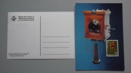 Luxemburg Mi 988 Yt 939 Maximumkarte MK/MC Postmuseumskarte Nr. 8, PM-SST 4.12.81, EUROPA/CEPT 1979, Post- U. Fernmelde - Cartes Maximum