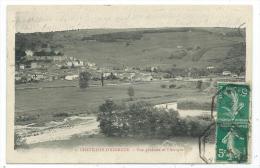 CPA -CHATILLON D' AZERGUE -VUE GENERALE ET L' AZERGUE -Rhône (69) -Circulé 1911 - Lamure Sur Azergues