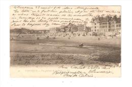 CPA :62 - Wimereux - Vue Générale De La Plage - Plage - Tentes- Cabines - Grandes Maisons - Vue Peu Commune - Andere & Zonder Classificatie