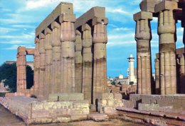 - EGYPT.- Papyrus Columns In Luxor Temple - Stamps - Scan Verso - - Luxor