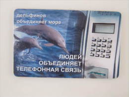 Russia Chip Phonecard,Dolphins,used - Dolfijnen