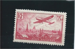 France  Poste Aérienne N° 11  * - 1927-1959 Ungebraucht