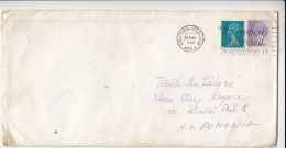 QUEEN ELISABETH 2ND, SEND FROM STRATFORD UOPN AVON. STAMP ON COVER, 1982, UK - Cartas & Documentos