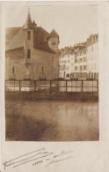 ANNECY (74) CARTE PHOTO DE LA VIEILLE PRISON  1908 - Annecy-le-Vieux