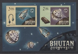 Bhutan - 1966 ITU Block IMPERFORATE MNH__(TH-199) - Bhoutan