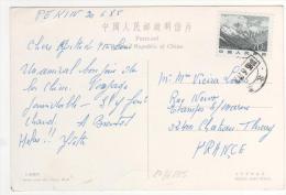 Beau Timbre / Carte , Postcard  Du 21/6/ 1985 Pour La France , 2 Scans - Storia Postale