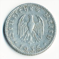 50 Reichspfennig - 1935 J - 50 Reichspfennig