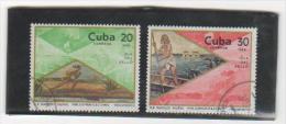 CUBA 1984 YT N° 2546 - 2547 Oblitérés - Oblitérés